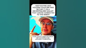 HUGE CRYPTO ANNOUNCEMENT #ripple #duet #cryptocurrency #web3 #xrp #xlm #usa