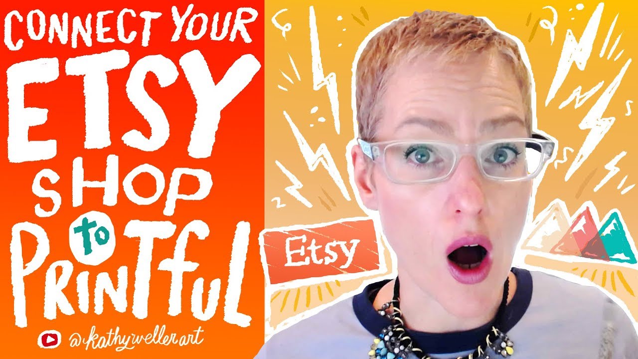 How To Integrate Printful and Etsy Print On Demand Tutorial Kathy