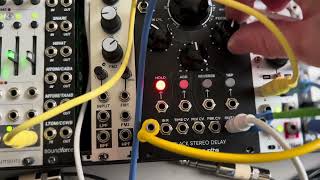 Erica Synths Black Stereo Delay - Eurorack Module on ModularGrid