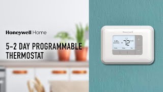 Honeywell Home RTH6360D1002 Programmable Thermostat, 5-2 Schedule