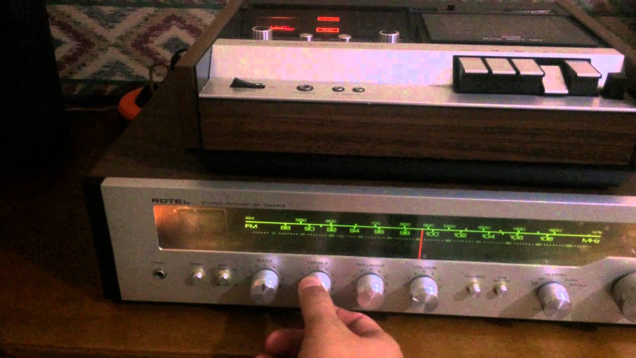 Rotel Rx102 Receiver Rotel RX-102 MKII + SuperScope CD-301A - Tape Deck by MARANTZ ...