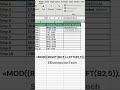 How To Calculate The Number Of Hours Worked In Excel Tips & Tricks | MOD Formula #excelshortcuts