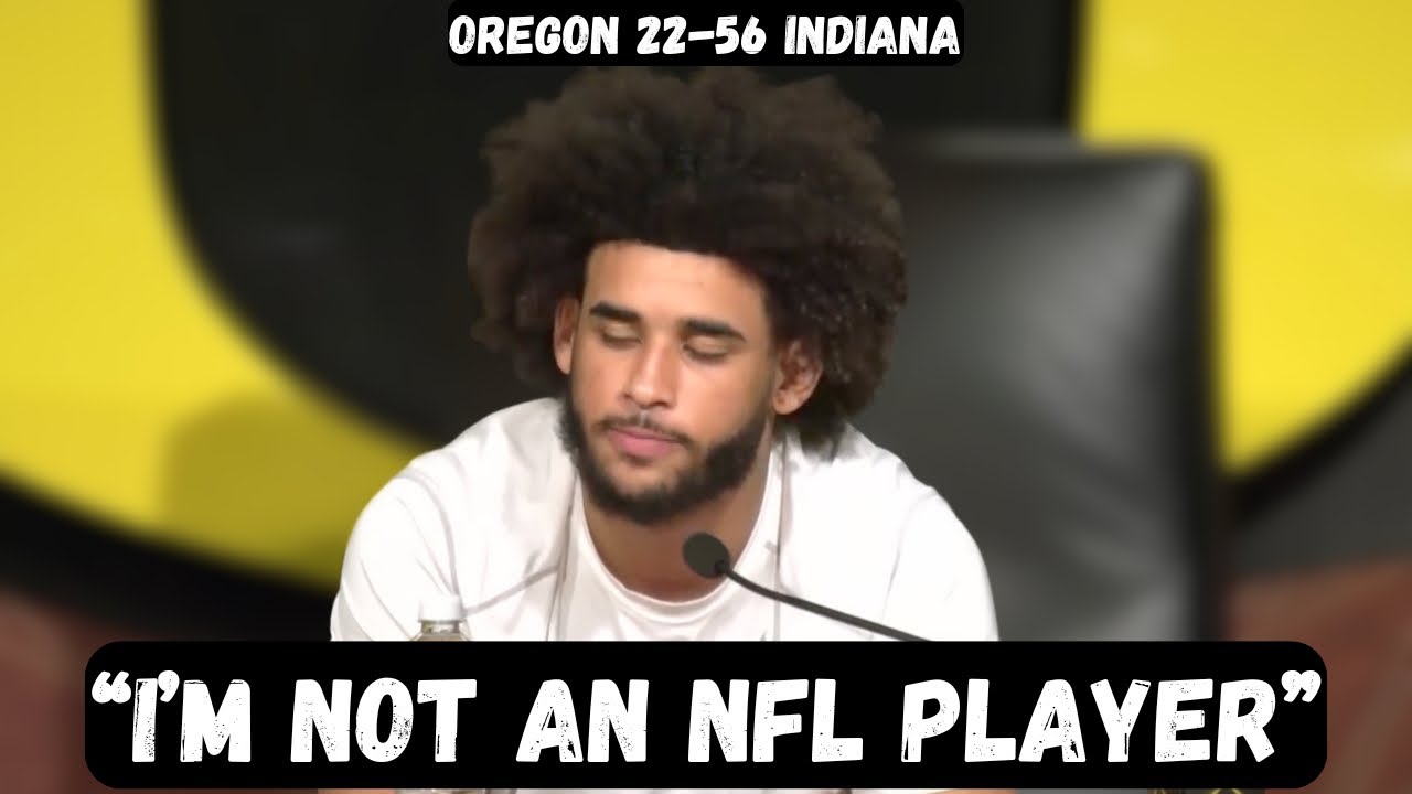 Интервью Данте Мура после игры - Орегон против Индианы - Peach Bow