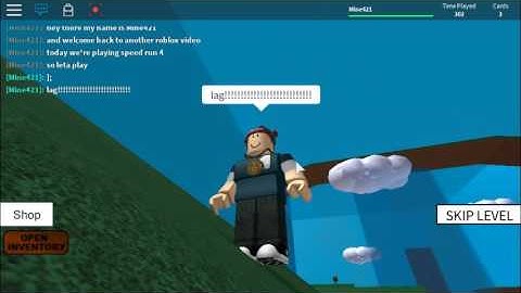 Roblox Speed Run 4 Part 1  I HATE LAG!!!
