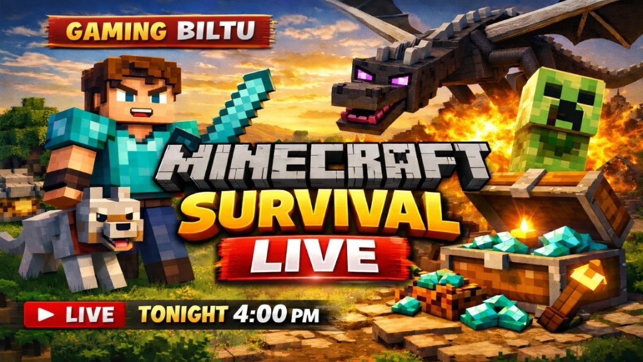 MINECRAFT SMP LIVE  24/7 ONLINE SURVIVAL | LIFESTEAL | BEDWARS | PVP 