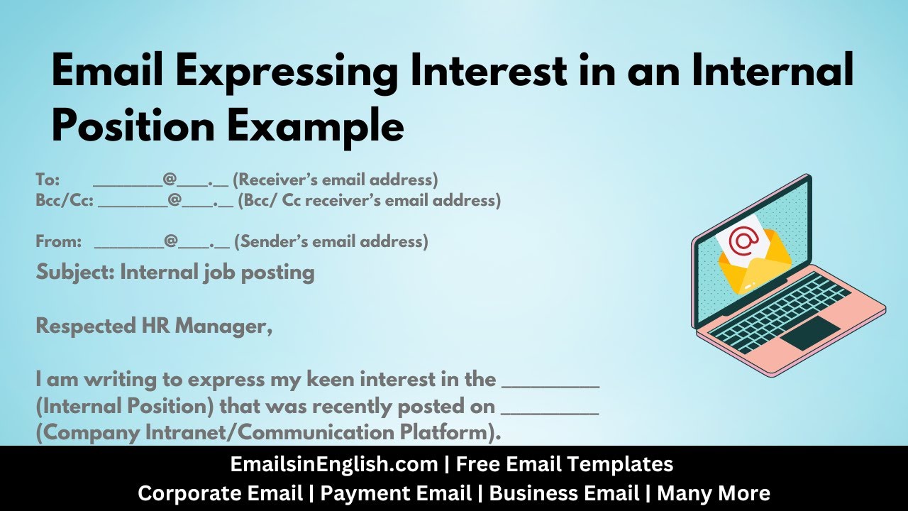 Email Expressing Interest In An Internal Position Example Emails In Email Expressing Interest In An Internal Position Example Emails In