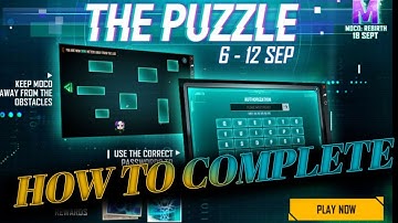 HOW TO COMPLETE THE PUZZLE EVENT FREEFIRE || THE PUZZLE EVENT || MOCO NEW EVENT || FF NEW EVENT