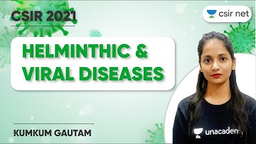 CSIR NET | Life Science by Kumkum Gautam | Helminthic & Viral Diseases