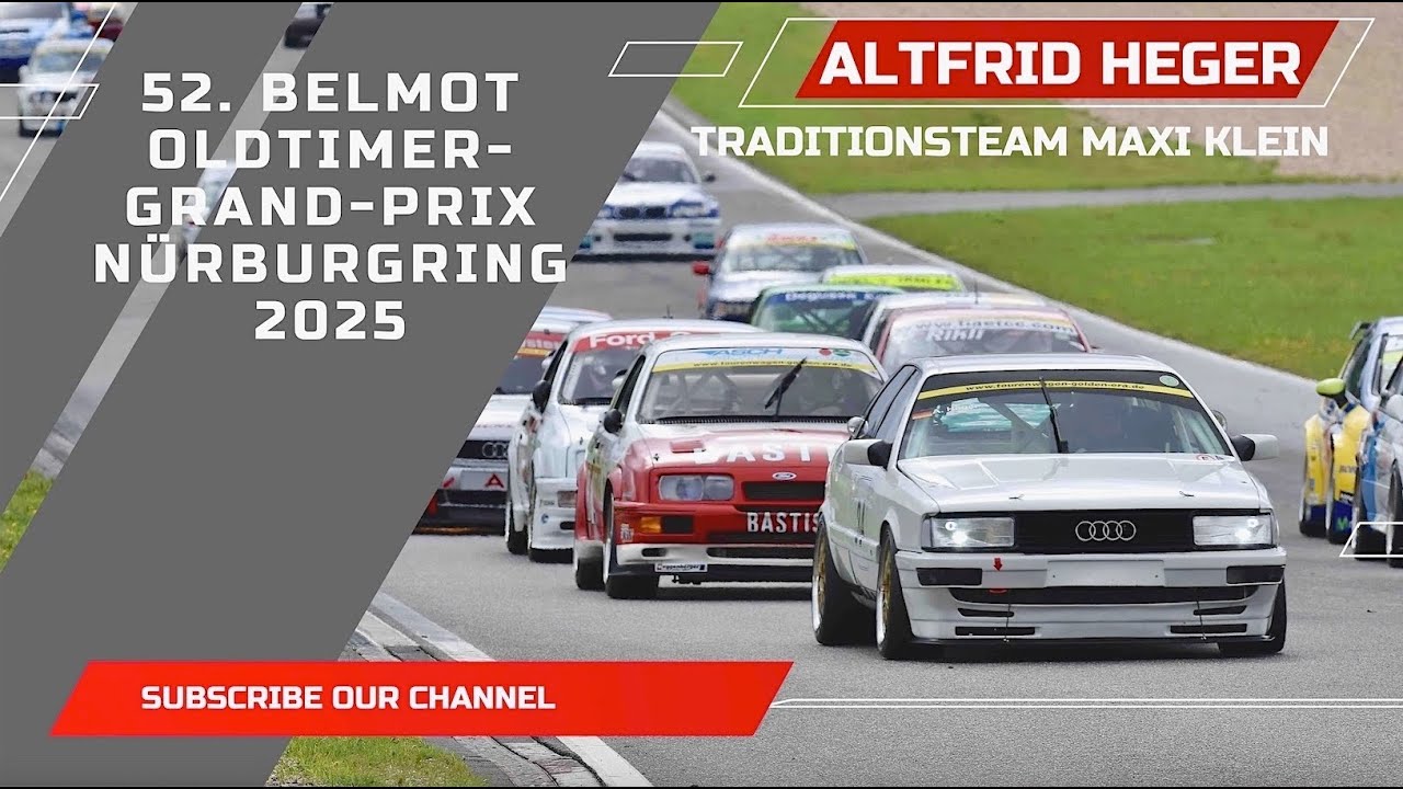 ALTFRID HEGER, Anton Werner und das Traditionsteam Maxi Klein | BELMOT Oldtimer GP Nürburgring 2025.