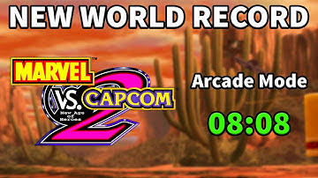 I BEAT THE WORLD RECORD FOR MVC2 ARCADE PLAYTHROUGH