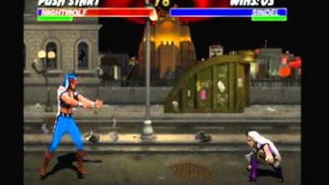 Mortal Kombat 3 runthrough with Sindel part 1