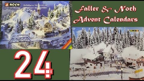 Faller and Noch Advent Calendar Figure Reveal Day 24 #faller #noch #modeltrains #märklin #advent