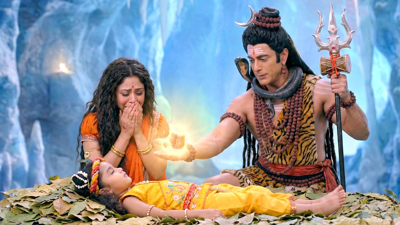 कान्हा की हालत देख मैया रोने लगीं, फिर महादेव ने चमत्कार किया | यशोमती मईया के नंदलाला | Krishan