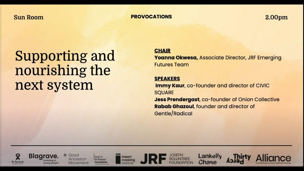 Supporting and nourishing next system - YouTube