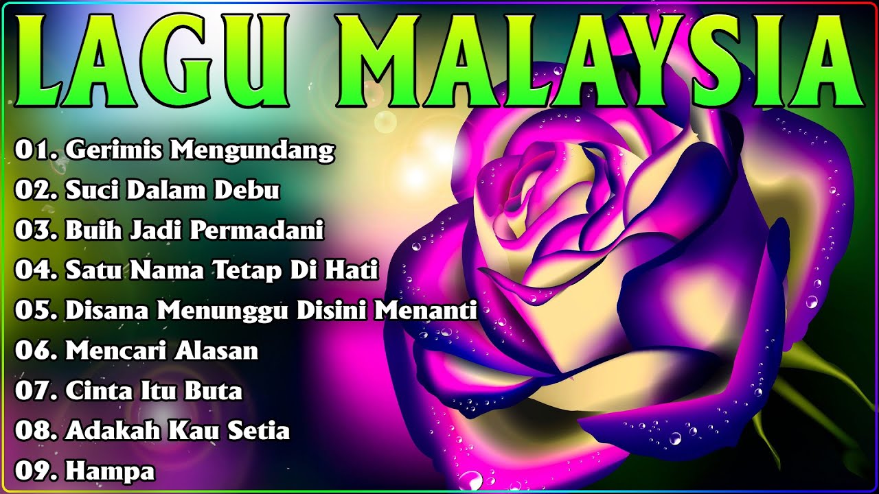 Lagu Malaysia Pengantar Tidur 💖 Gerimis Mengundang 💖 Akustik