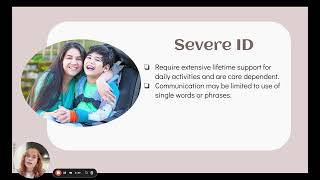 SPCE 302 -- PLC Project, Severe and Profound Intellectual Disabilities