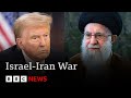 Trump Threatens To Kill Iran S Leader Ali Khamenei And Demands Unconditional Surrender BBC News Trump Threatens To Kill Iran S Leader Ali Khamenei And Demands Unconditional Surrender BBC News