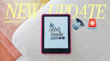 Hoe krijg je de nieuwe leeshulpfunctie van Kindle 📖 | Update + handmatige installatie