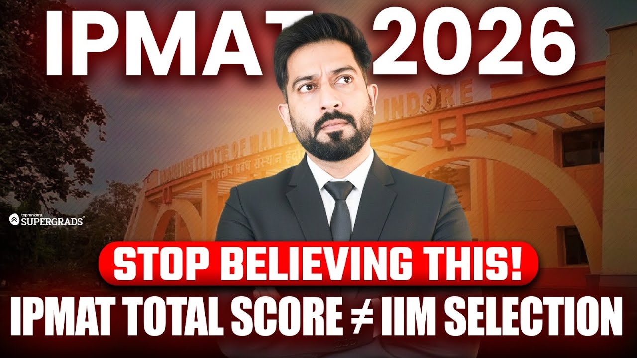 IPMAT Selection Depends on Aptitude Test Score, NOT Total Score! 😳 | All IIMs Selection Criteria