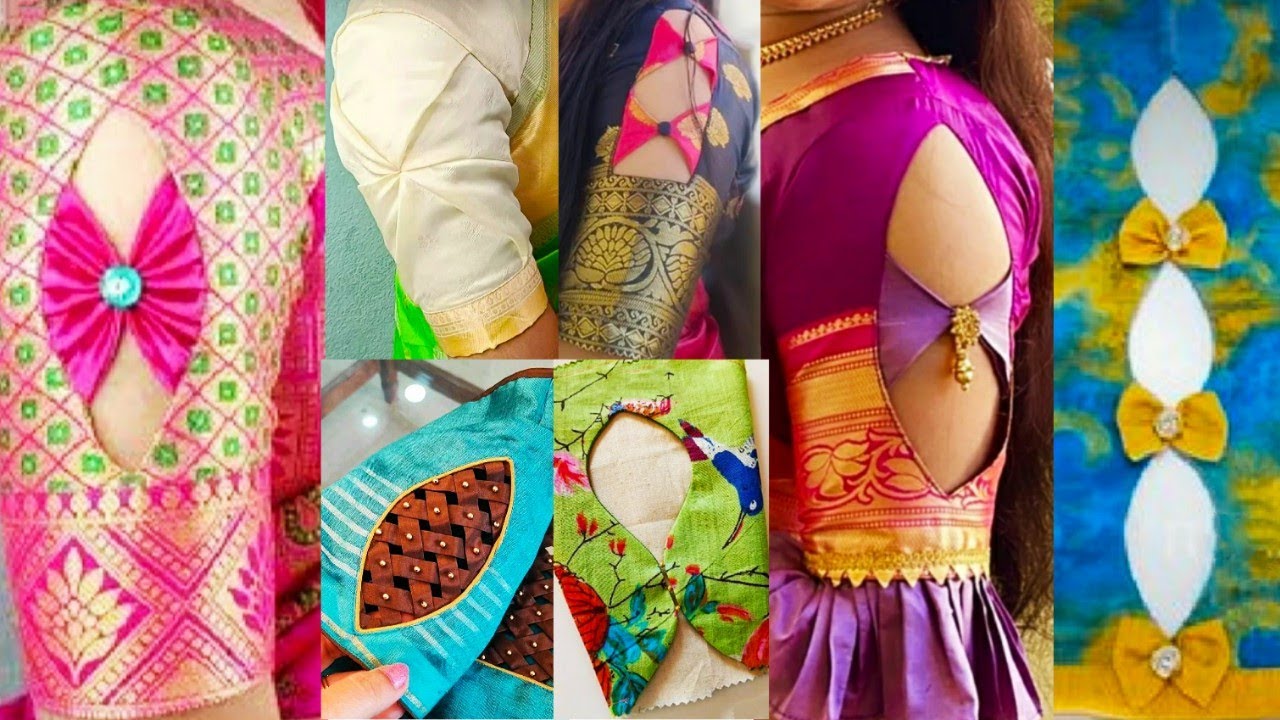 Latest 3/4 Blouse Sleeve Designs😍Elbow Length Blouse Sleeves YouTube — free download