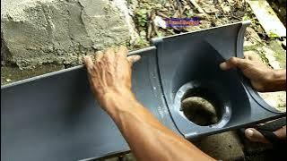Cara memasang talang air rumah setengah lingkaran di baja ringan