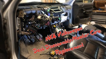 MK4 Volkswagen Dash removal/Heater Core replacement