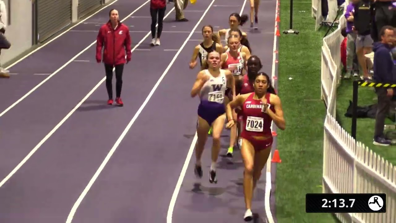 Women's 1000m Section 2 - Washington Indoor Preview 2026 [Full Race Replay]