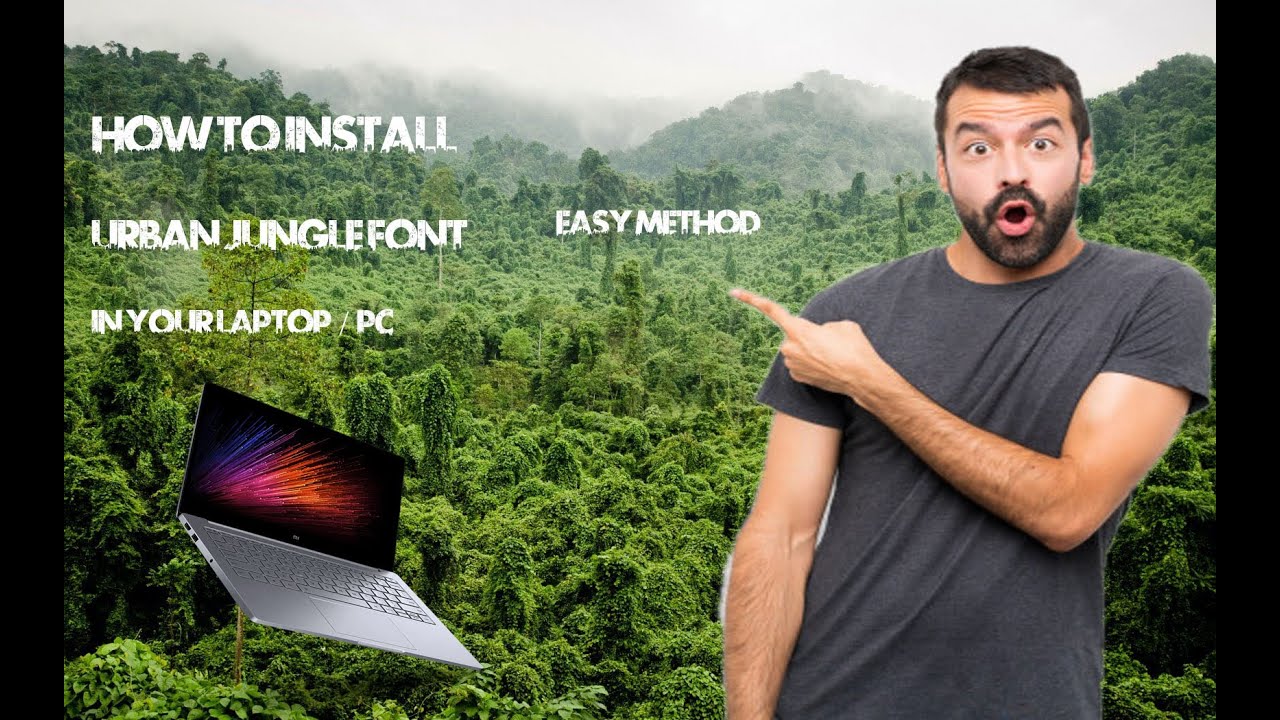 How To install Urban Jungle Font In Your Laptop/Pc Viral Urban