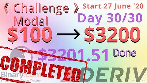 $100 to $3200 Challenge | $3201.51 Done | start 27 june 