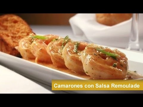 Camarones con salsa remoulade cocina francesa receta facil ... Platos alta cocina recetas