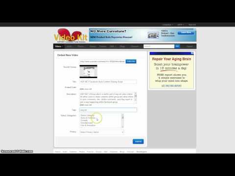 ASP.NET Embed Videos