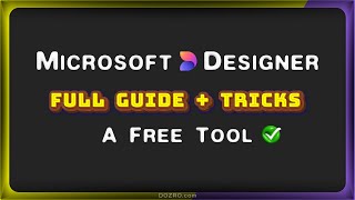 Microsoft Designer: How To Use Guide with Tricks [A Free Design Tool]