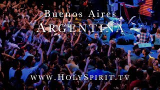 Fire of Holy Spirit falling upon youth in BUENOS AIRES, ARGENTINA!