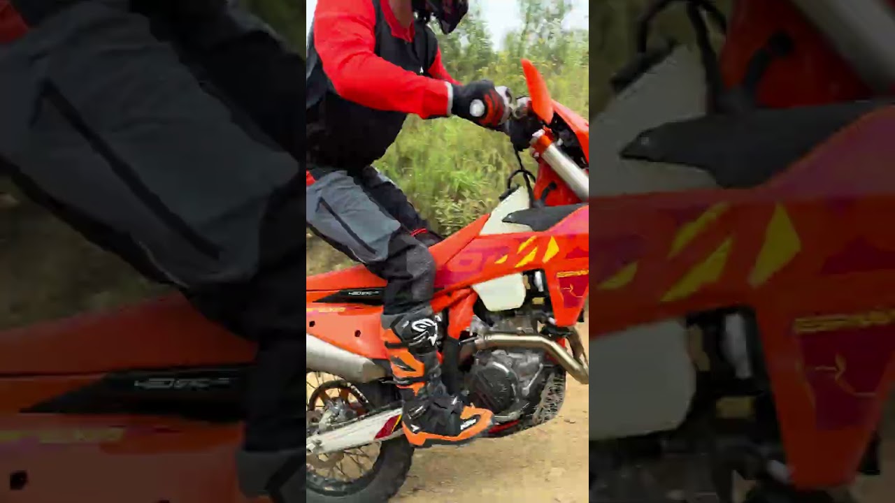 Blasting trails with the KTM 450 EXC-F SIX DAYS