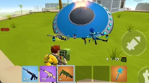 Rocket Royale - Rainbow Colour Gun challenge + 2 Crashed UFO Event | Android Gameplay #129