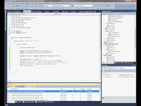 log4Net_Tutorial: Basic startup
