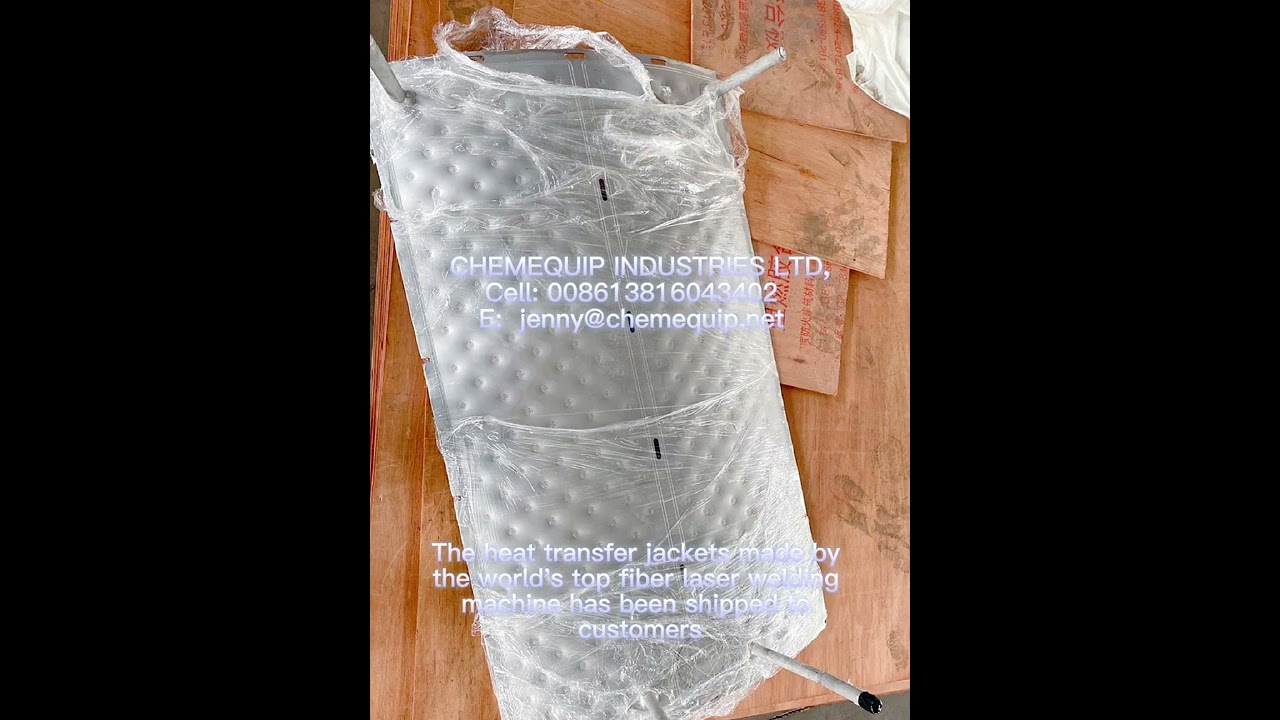 freon r22 refrigeration evaporator plate stainless steel dimple cooling fiber laser welding jacket.