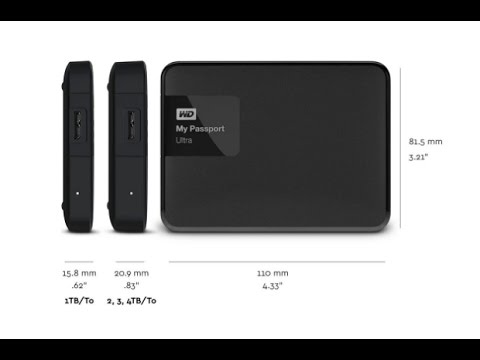 Тест и обзор портативного жесткого диска WD My Passport ULTRA 1 TB
