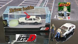 With Driver Figure Inside Toyota Sprinter Initial D Hobby Japan Car Models
