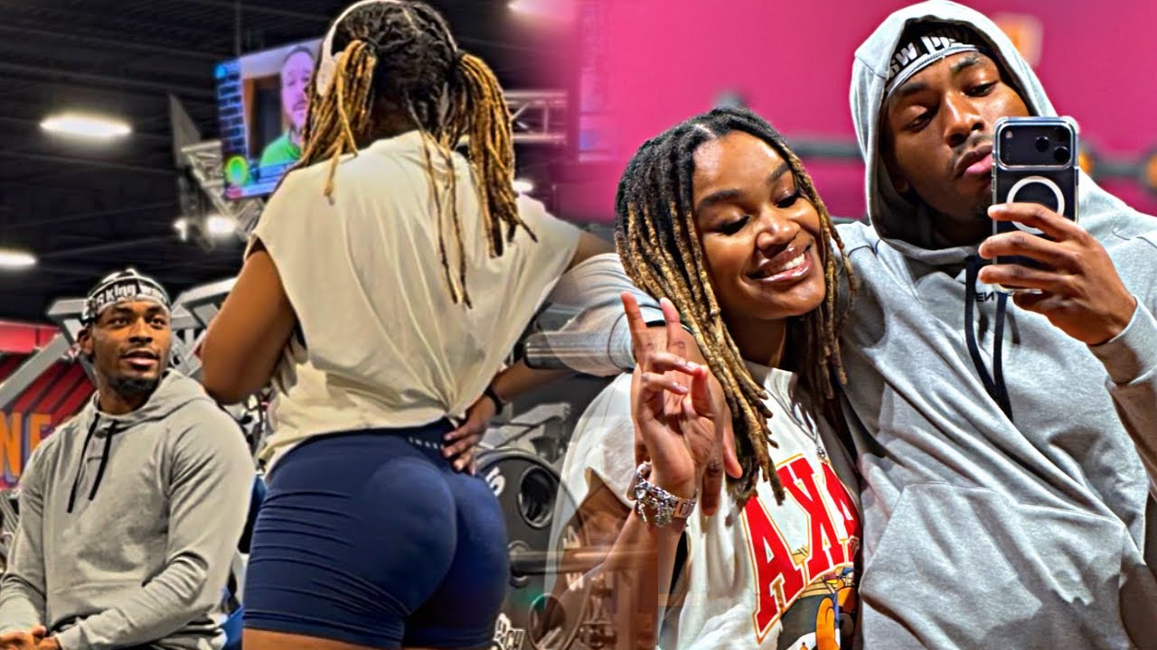 SHE WANTED TO DO LEGS WITH ME!