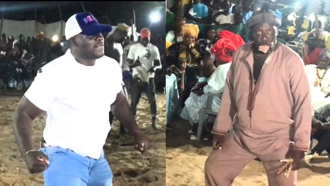 Les GRANDS CHAMPIONS SÉKOU DIOUF SOUM et SADIO PASSY assurent le show à MBINE FARBA