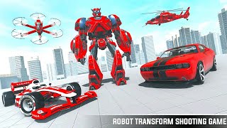 Police Jet Car Robot Transform: Car Robot Wars Battle Of Robot | Android iOS Gameplay screenshot 1