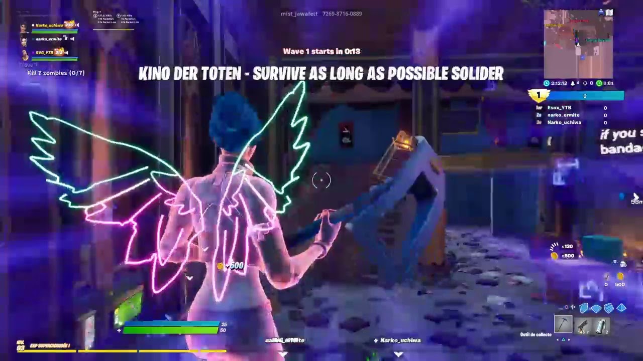 La map kino der toten sur fortnite !! YouTube