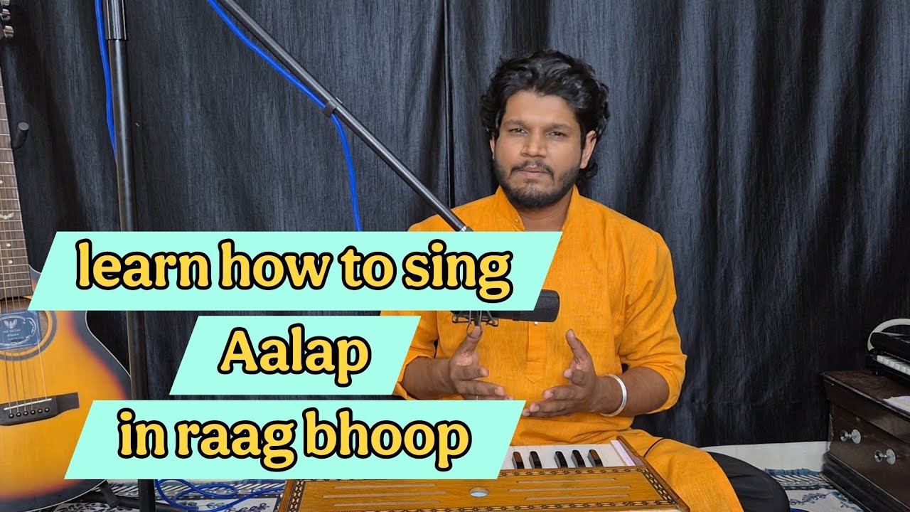 Want to learn Sing Aalap 🤔 Learn aalap in Raag bhoop | राग भूप मे आलाप सिखे #indianmusic #music 