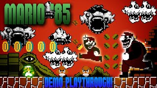 Mario '85 (Demo) - Full Playthrough 4K60FPS!