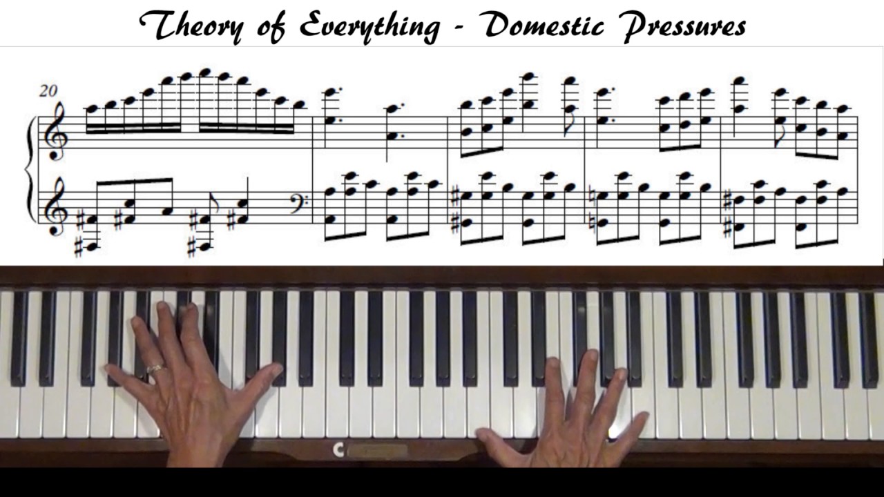 Jóhannsson Domestic Pressures (The Theory of Everything) Piano Tutorial -  YouTube