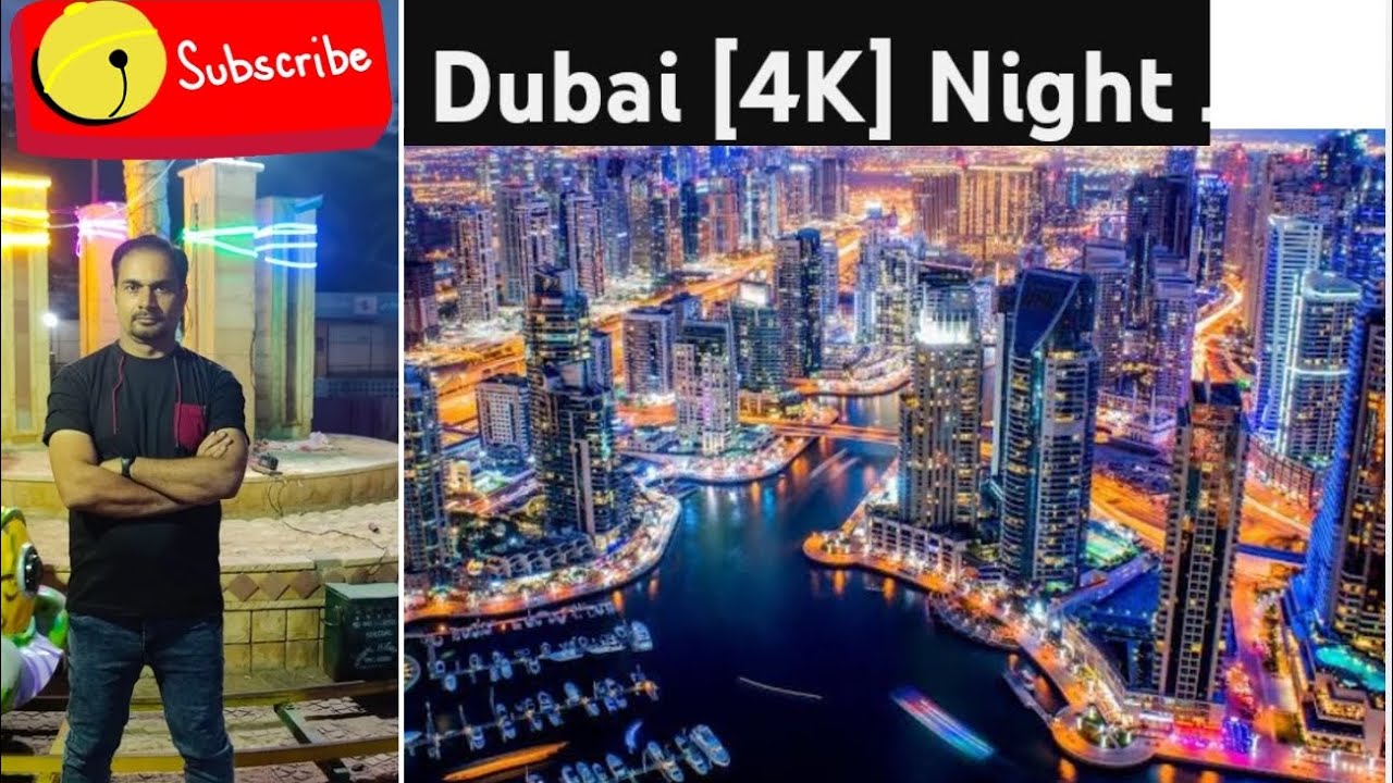 DUBAI NIGHT VIEW 4K VIDEO 