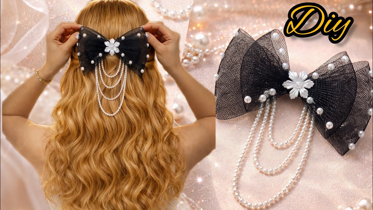 آموزش گیره مو مجلسی، آسان😍 و کم هزینه، سریع اماده میشه و فروش عالی داره🤩💰💸