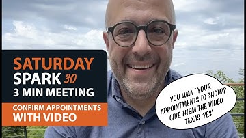 How to confirm your appointment with a video and get them to show!