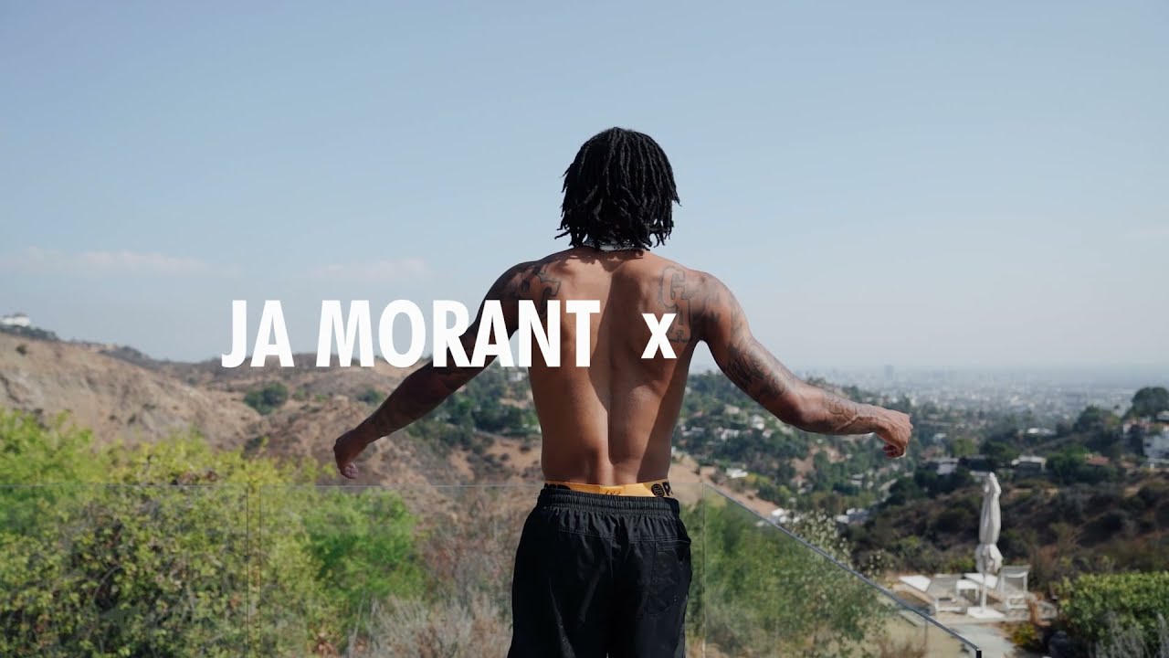 Ja Morant Photoshoot with PSD Underwear in Hollywood 